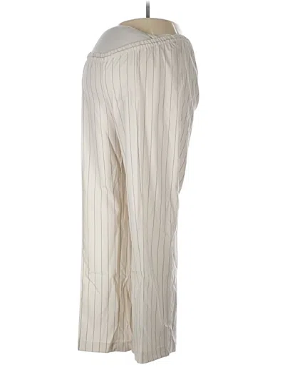 H&m Mama Casual Pants In Ivory