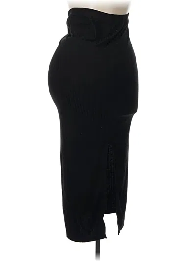 Pre-owned H&m Mama Casual Skirt In Black