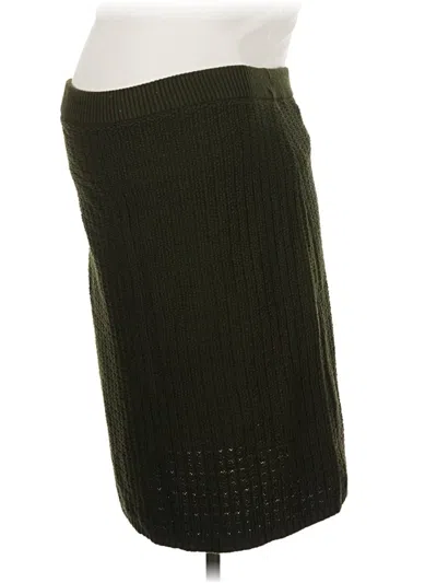 Pre-owned H&m Mama Casual Skirt In Green