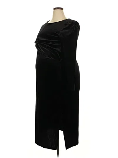 Pre-owned H&m Mama Cocktail Dress In Black