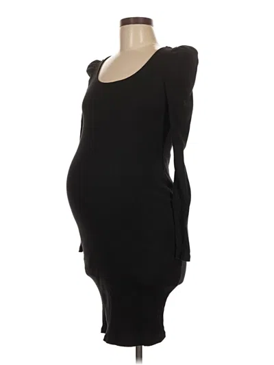 Pre-owned H&m Mama Cocktail Dress In Black