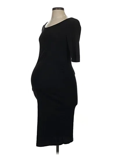 Pre-owned H&m Mama Cocktail Dress In Black