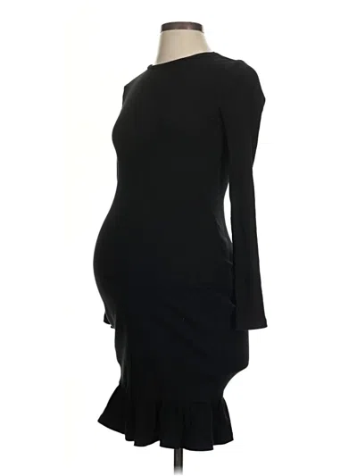 Pre-owned H&m Mama Cocktail Dress In Black