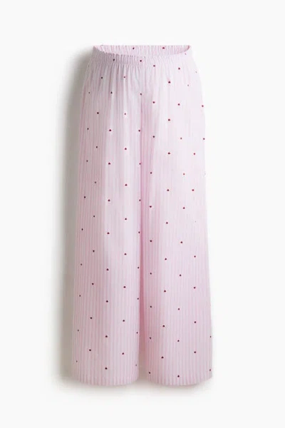 H&m Mama Cotton Pyjama Bottoms In Pink