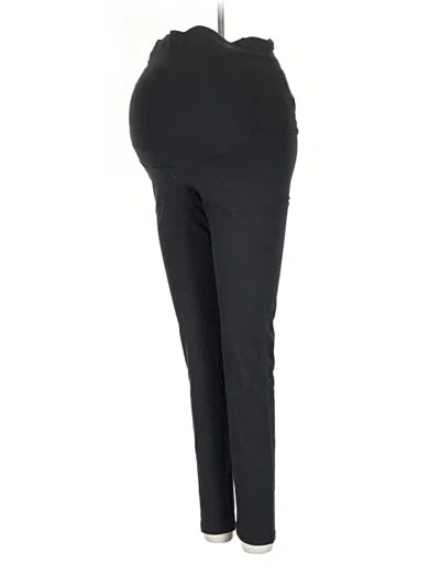 Pre-owned H&m Mama Dress Pants In Black