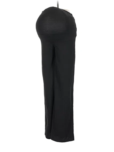 Pre-owned H&m Mama Dress Pants In Black