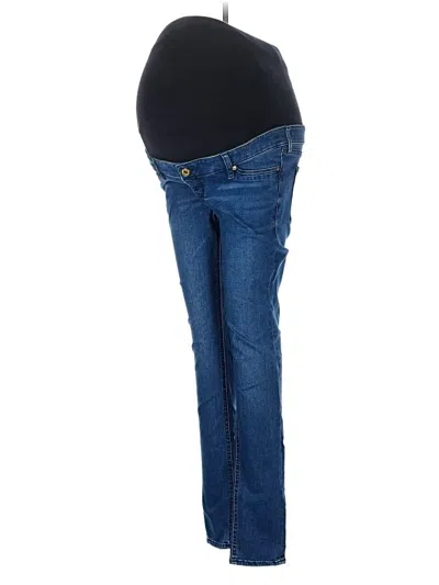 Pre-owned H&m Mama Jeans In Blue