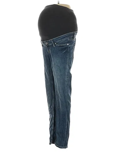 Pre-owned H&m Mama Jeans In Blue