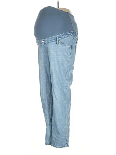 Pre-owned H&m Mama Jeans In Blue