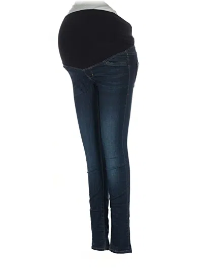 Pre-owned H&m Mama Jeggings In Blue