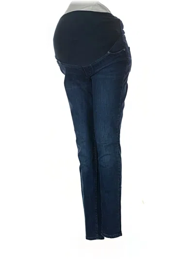 Pre-owned H&m Mama Jeggings In Blue
