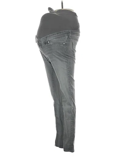 Pre-owned H&m Mama Jeggings In Gray