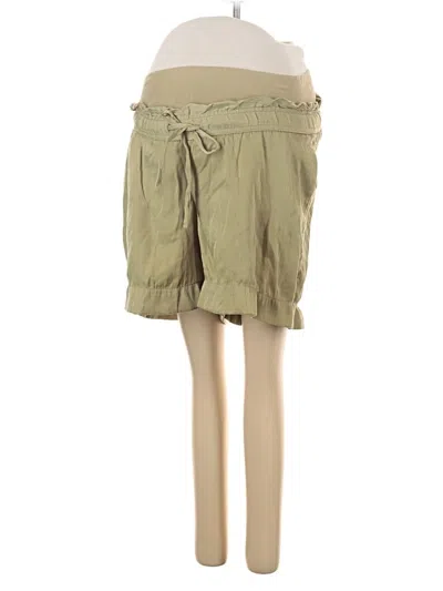Pre-owned H&m Mama Khaki Shorts In Brown