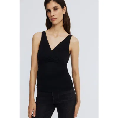 H&m Mama Nursing Vest Top In Black