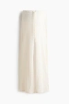 H&m Mama Pointelle-knit Drawstring Trousers In Animal Print