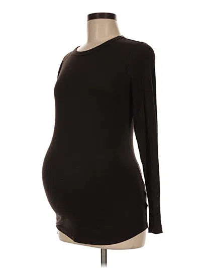 Pre-owned H&m Mama Pullover Sweater In Black