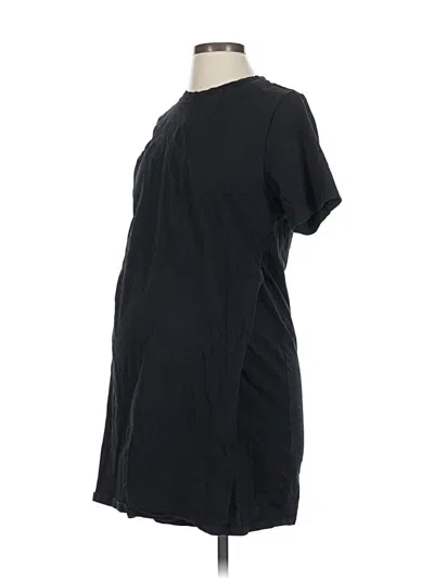 Pre-owned H&m Mama Short Sleeve T-shirt In Black