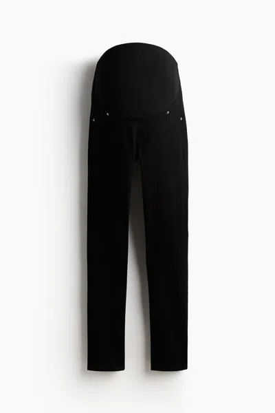 H&m Mama Skinny Jeans In Black
