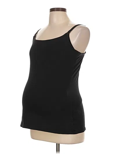 Pre-owned H&m Mama Tank Top Black Scoop Neck Tops