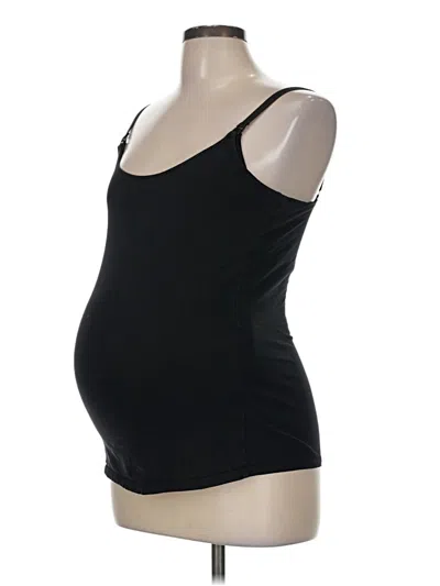 Pre-owned H&m Mama Tank Top Black Strapless Neckline Tops