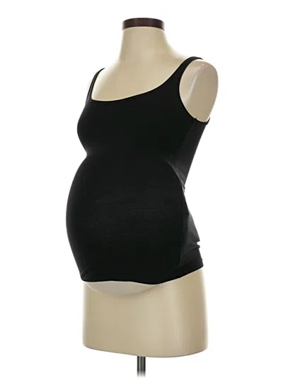 Pre-owned H&m Mama Tank Top Black Strapless Neckline Tops