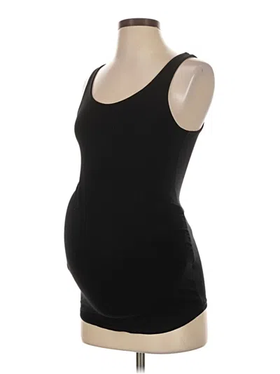 Pre-owned H&m Mama Tank Top Black Strapless Neckline Tops