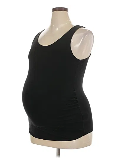 Pre-owned H&m Mama Tank Top Black Strapless Neckline Tops