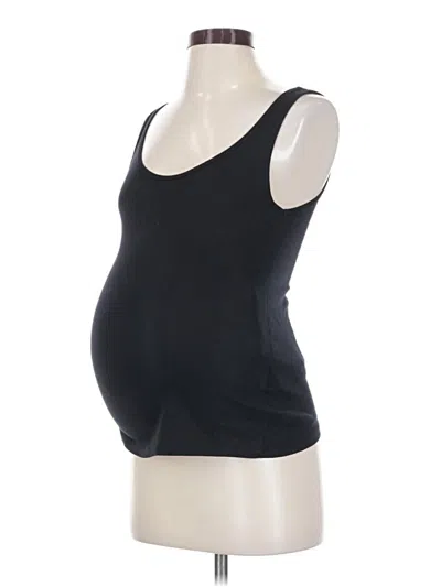 Pre-owned H&m Mama Tank Top Black Strapless Neckline Tops