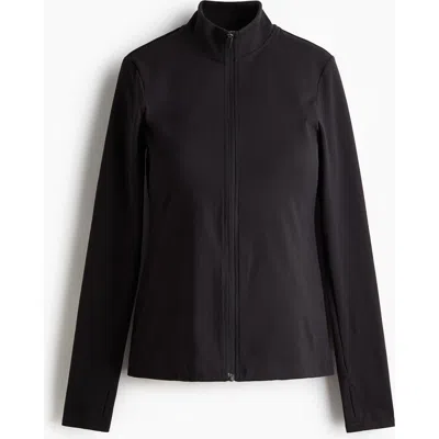 H&m Mama Zip-through Sports Jacket In Blue