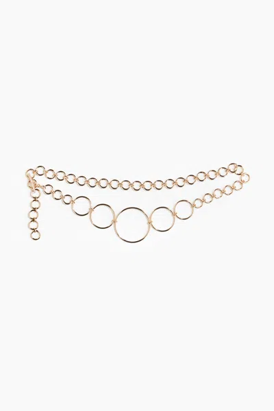 H&m Metal Chain Belt In Gold-colored