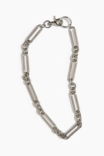 H&m Metal Keychain In Silver-colored