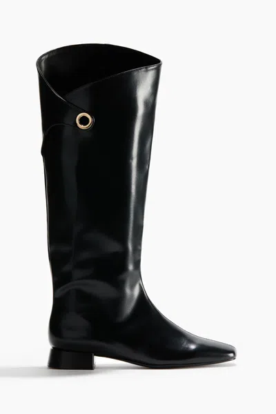 H&m Metal-detail Knee-high Boots In Black