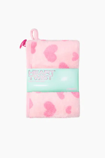 H&m Microfiber Hair Wrap In Light Pink/hearts