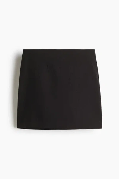 H&m Mini Skirt In Black