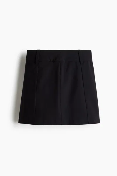 H&m Mini Skirt In Black