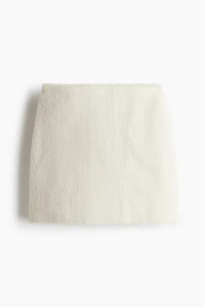 H&m Mini Skirt In Neutral