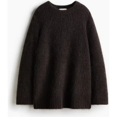H&m Mohair-blend Jumper In Brown