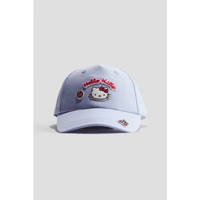 H&m Kids'  Motif-detail Cotton Cap In Blue