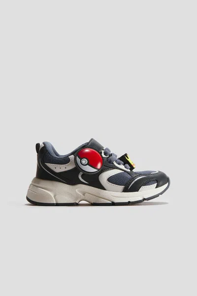 H&m Kids' Motif-detail Sneakers In Gray
