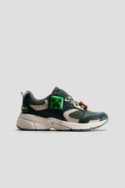H&m Kids' Motif-detail Sneakers In Green