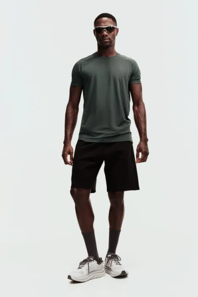 H&m Muscle Fit Sports T-shirt With Coolmove In Green