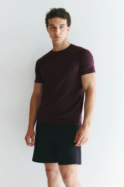 H&m Muscle Fit Sports T-shirt With Coolmove In Purple