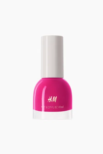 H&m Nail Polish In Full-on Fuchsia