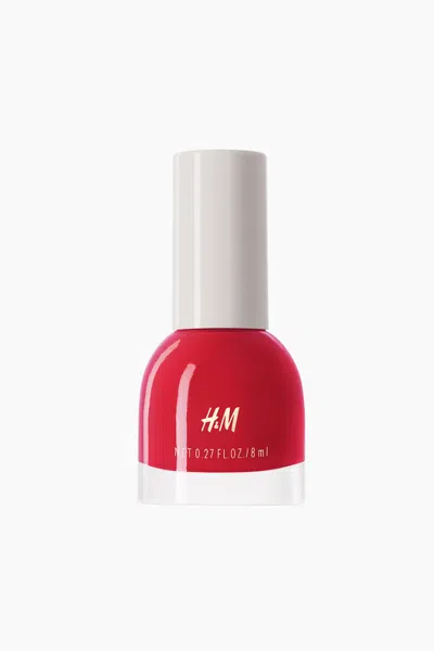 H&m Nail Polish In Red Over Heels