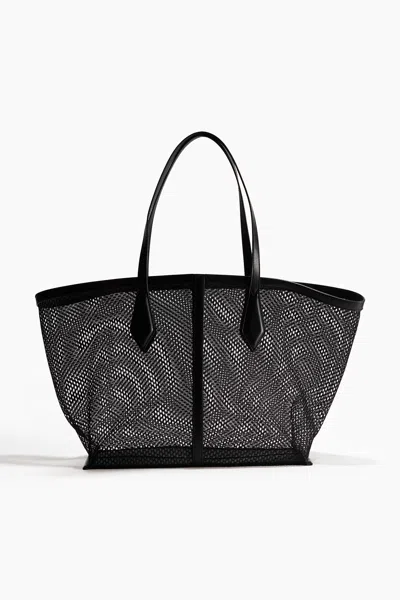 H&m Net Shopper In Black