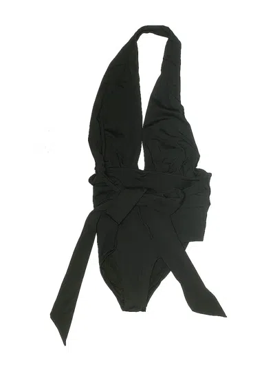 Pre-owned H&m One Piece Swimsuit In Black