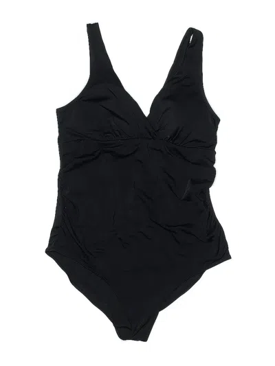 Pre-owned H&m One Piece Swimsuit In Black