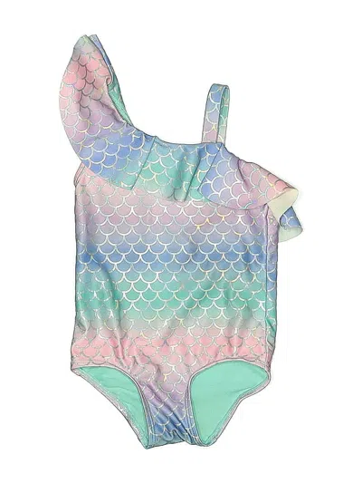 Pre-owned H&m Kids' One Piece Swimsuit In Blue
