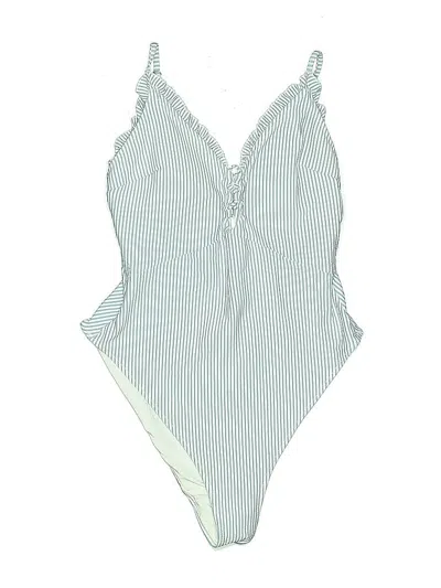 Pre-owned H&m One Piece Swimsuit In Green
