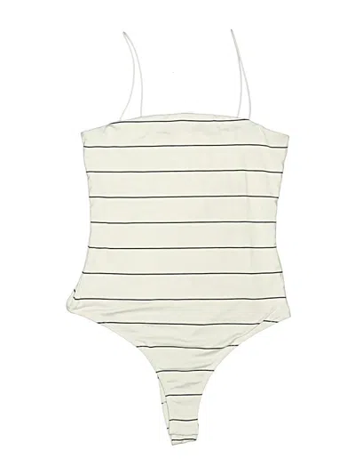 Pre-owned H&m One Piece Swimsuit In Ivory